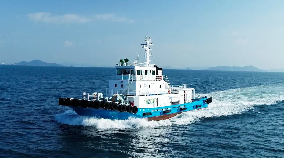 TEN-OH hydrogen dual-fuel tugboat - Japan's first hydrogen-powered tug